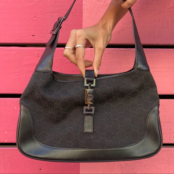 Vintage brown Gucci Jackie hobo bag - Picture 2 of 7